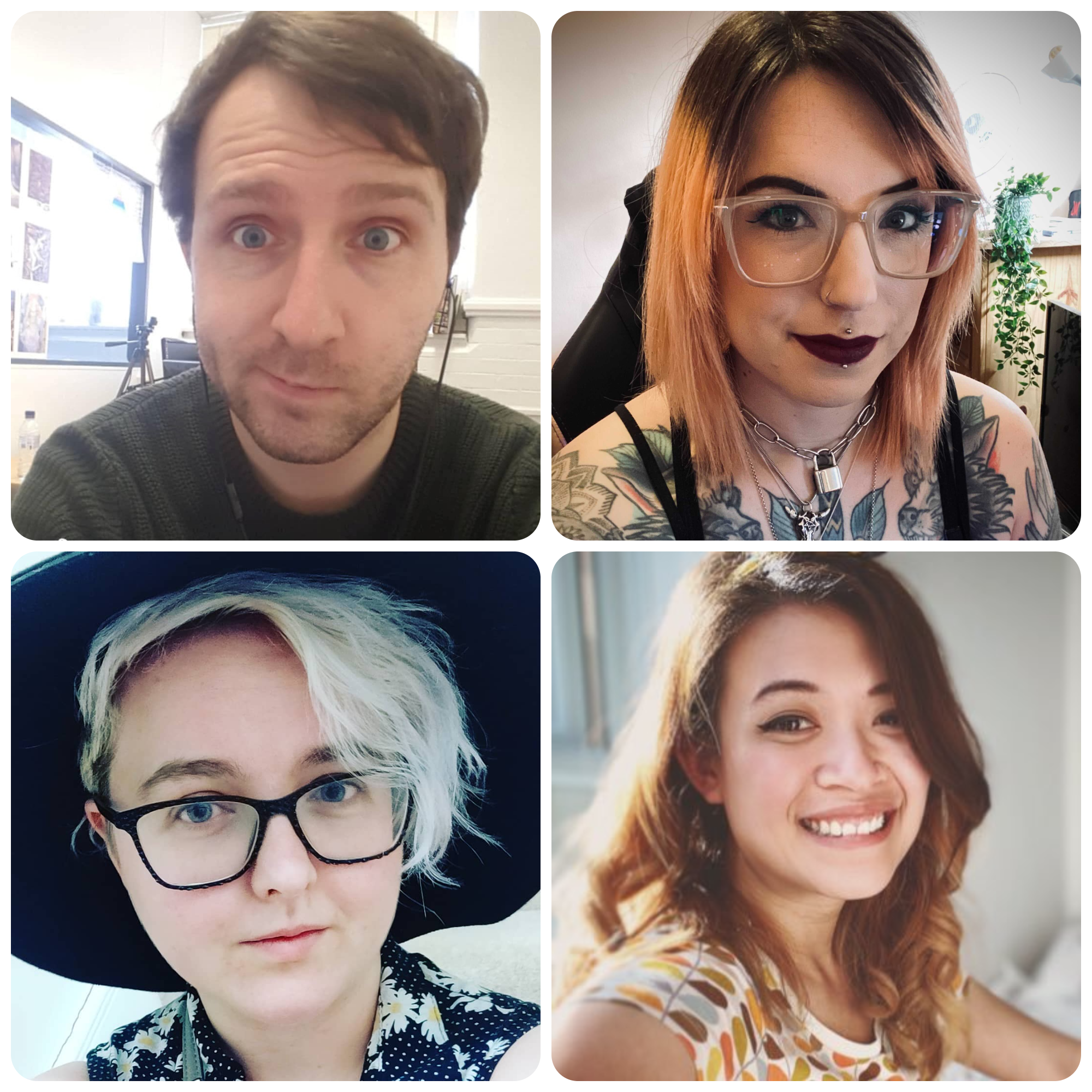 Featured in the showcase will be a panel session of expert professionals discussing representation in games - from left to right in descending order: Chris Goodyear (Founder of Many Cats Studios CIC), Sarah Dyer (Community Manager at Splash Damage), Kat Welsford (Digital Analyst at Square Enix Europe) and Anisa Sanusi (UI/UX Designer at Roll7 and Founder of Limit Break Mentorship).